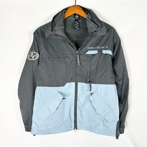 686 X Scion Ski Snow Jacket Double Layer Gray Blue Size S Women